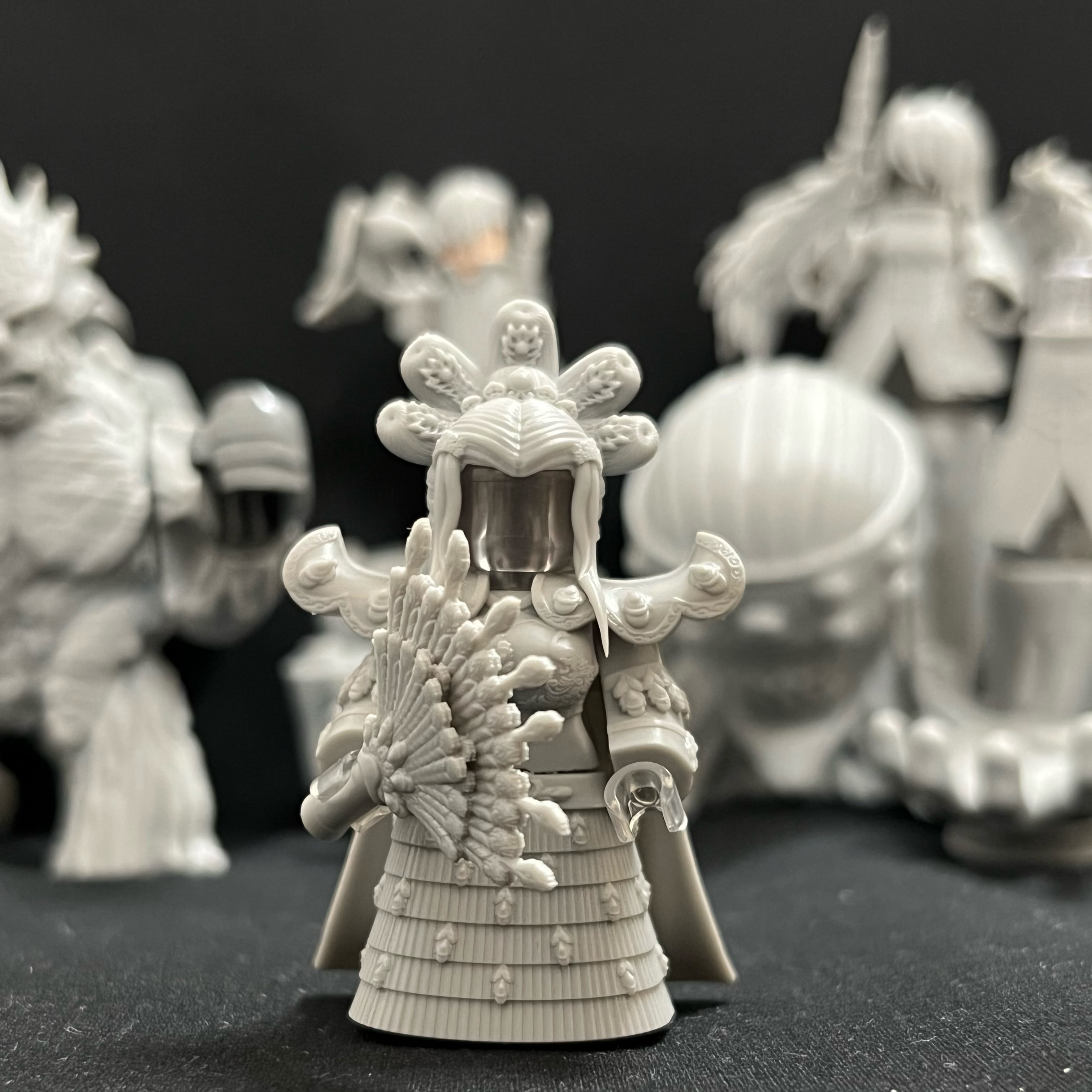 西游记小说系列孔雀公主第三方3D打印积木人仔玩具游戏白模手办