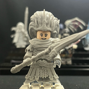 艾尔登法环系列无名者3D打印积木人仔玩具游戏兼容国产白模卡周边