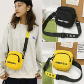 ins超火百搭小包包女包2024新款 时尚 帆布包夏天小清新少女斜挎包
