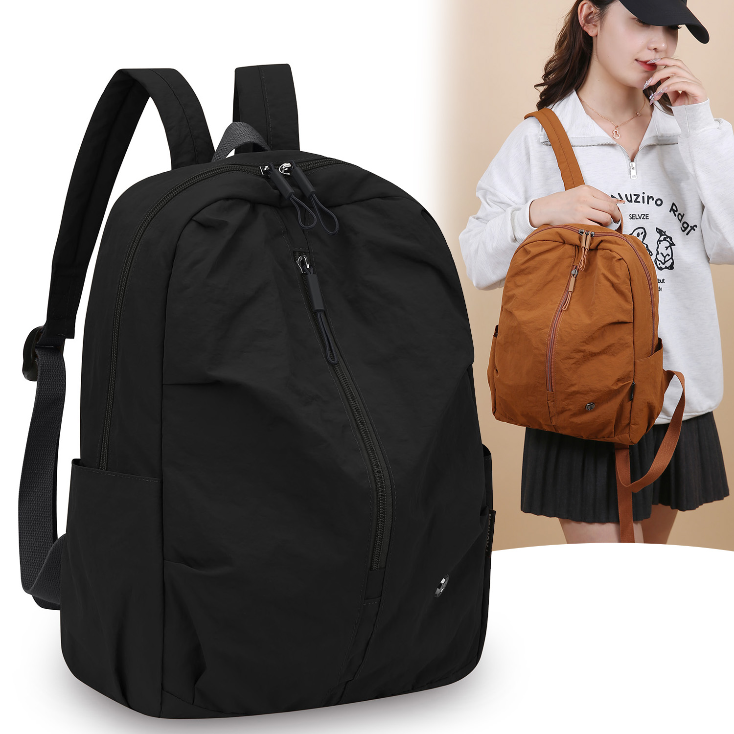 2025新款女士双肩背包