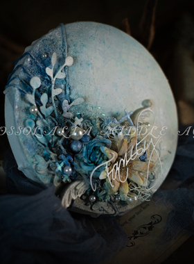 Michael | 复古风纯手工艺术摆件 Mixed Media原创设计