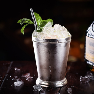 MrSlim 镀银鞠丽普杯镀金莫斯科骡子鸡尾酒杯mojito mint julep