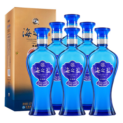 海之蓝42度520ml*6瓶整箱
