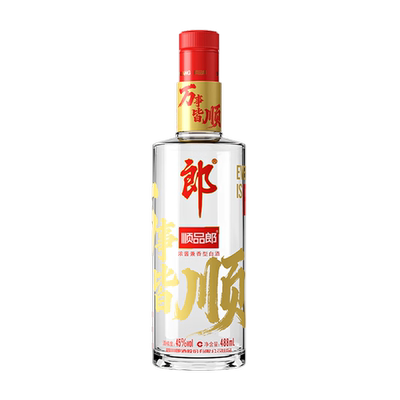 郎酒 顺品郎红顺45度488ml*1瓶浓酱兼香型白酒口粮酒聚会光瓶