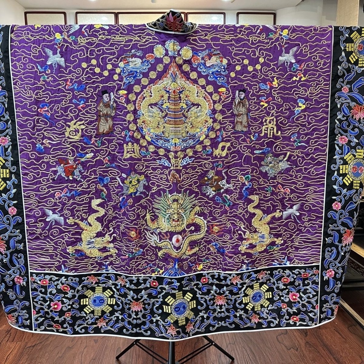 特卖道士服复原清代五龙四帅道家高功法衣降衣道袍多色可选