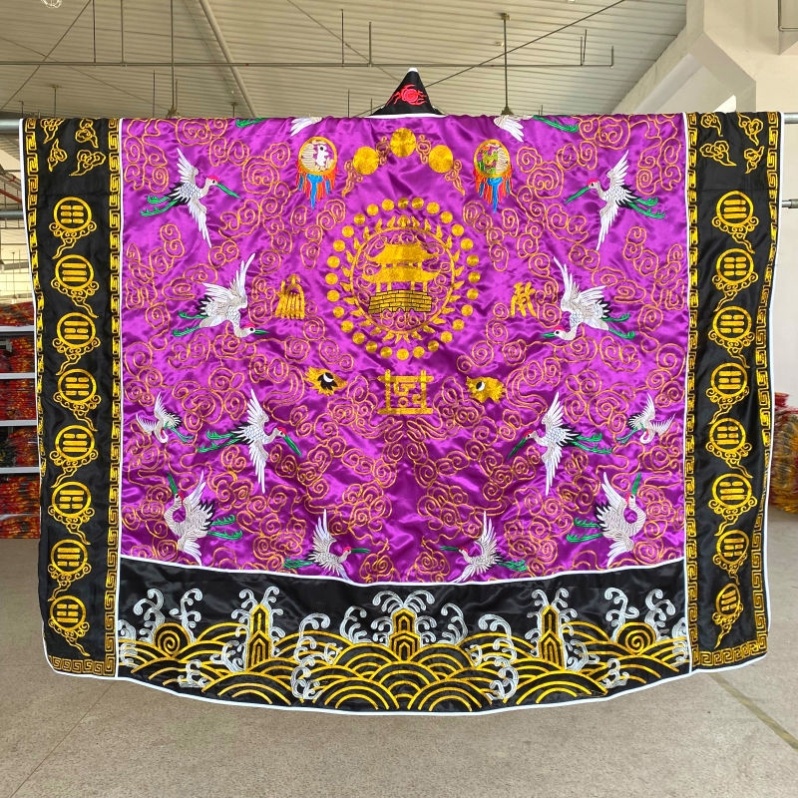 特卖道家法衣金丝鹤高功法衣法袍仙鹤衣降衣百鹤衣道士服长袍道袍