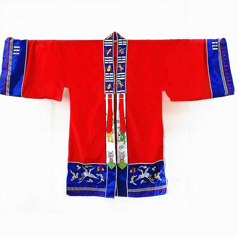 特价道家用品道袍道士服 红色宵台衣 高功法衣 双龙塔衣 小袖玉罗