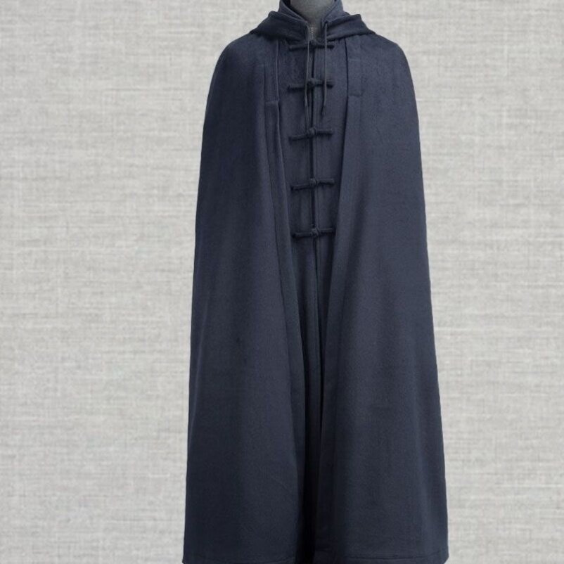 特卖道袍披风打坐禅修斗篷僧服居士披肩高功保暖加绒冬季道士外套