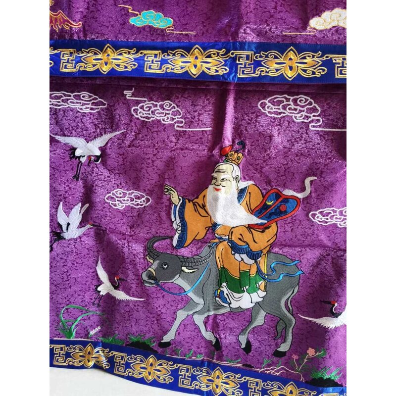 特卖佛帽法帽僧帽八卦帽道士服桌布老君骑青牛精绣围布函谷关