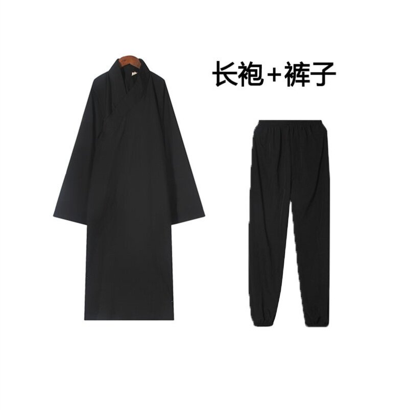 特卖道家长袍道衣斜领道袍三清领春秋道士服装经衣法衣道帽道家用