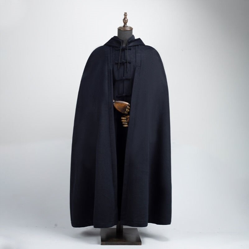 特卖道袍披风斗篷道士服装男冬季道家道士衣服披肩道装女防寒道士