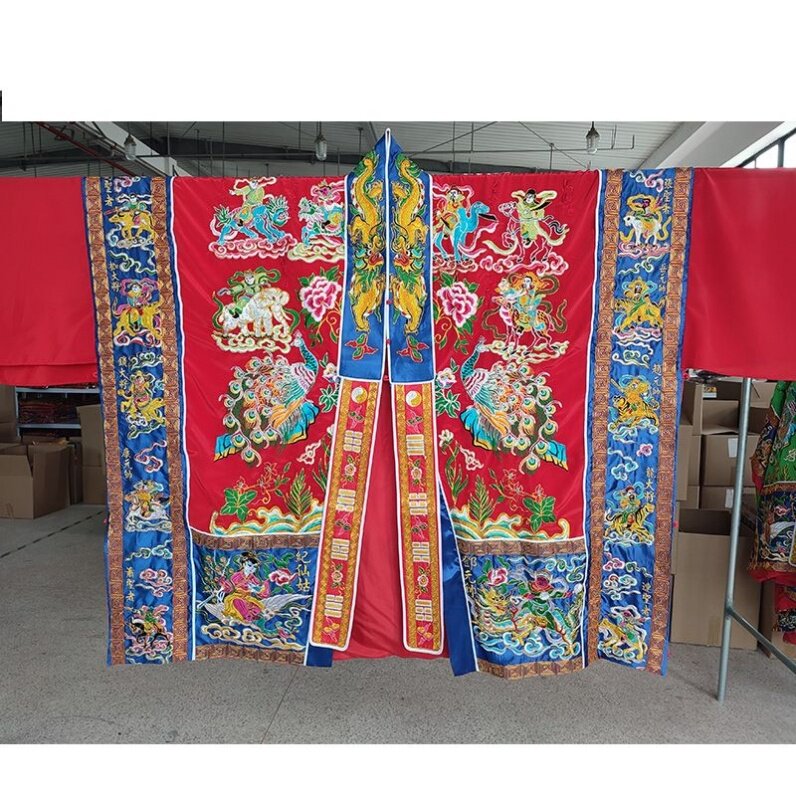 特卖精品薄款道士服三十六天将官袍道袍高丝宝刺绣薄款加水袖子道