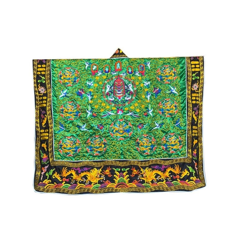 特卖道家九龙法衣龙袍复古九龙衣高功法衣太极八卦道士服道袍刺绣