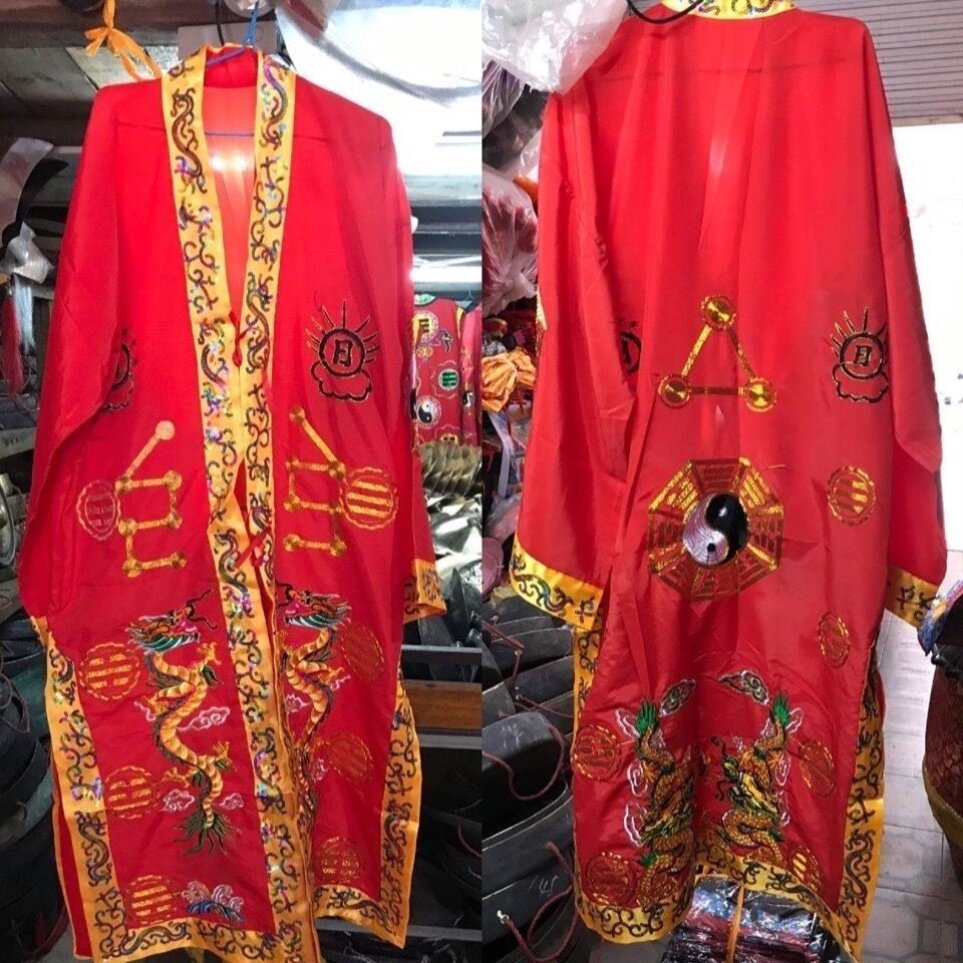 特卖长袖道服/缎布/道袍/长袖道袍高丝宝透气布料