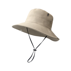 登山帽西部牛仔渔夫帽子男款透气防晒户外徒步墨镜大帽檐夏遮阳女