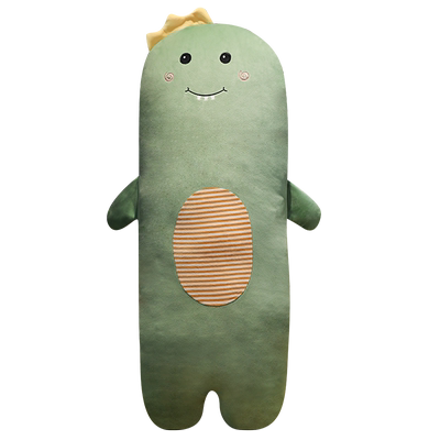 恐龙睡觉靠垫夹腿可拆洗长条枕头