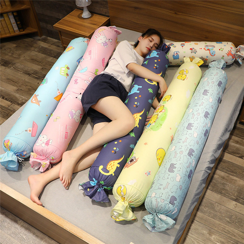 卡通侧睡长条抱枕圆柱枕头床上糖果男女生睡觉夹腿靠枕靠垫可拆洗