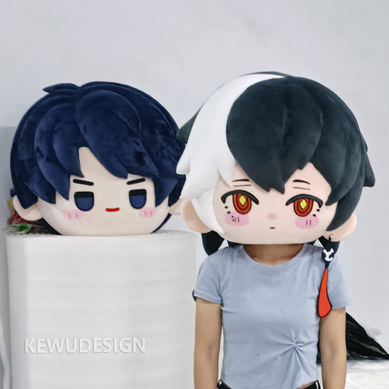 卡通大头玩偶套头二次元cos活动道具头壳定制cosplay动漫道具头套