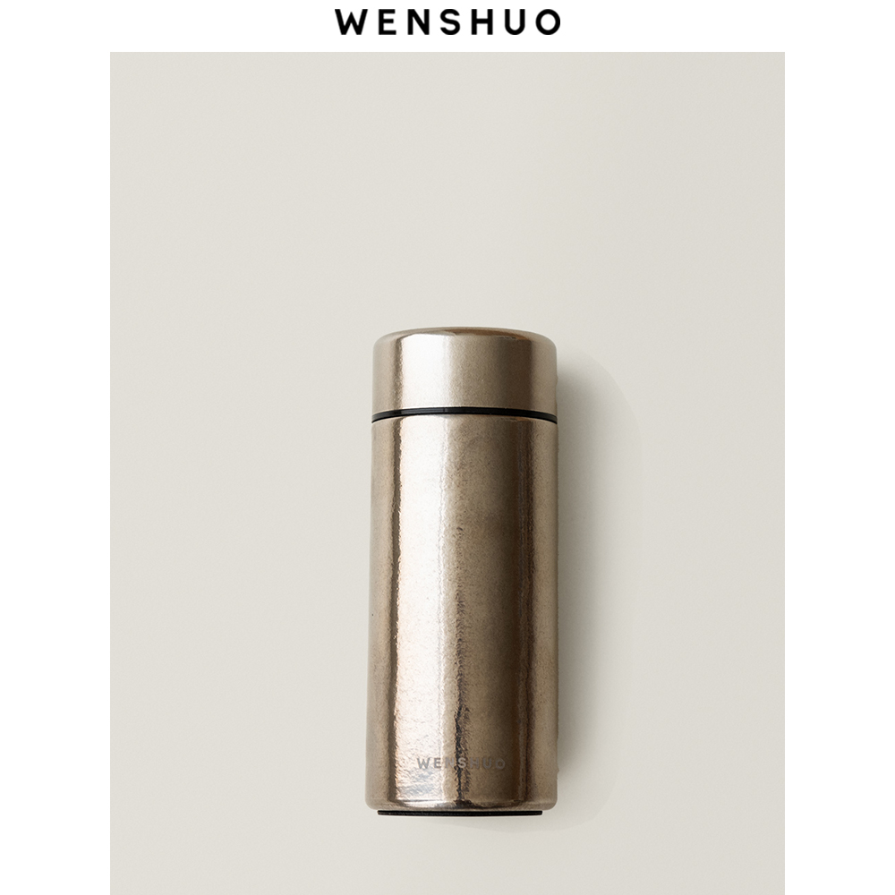 WENSHUO纯钛迷你保温杯口袋便携