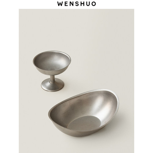 WENSHUO法式304不锈钢甜品杯