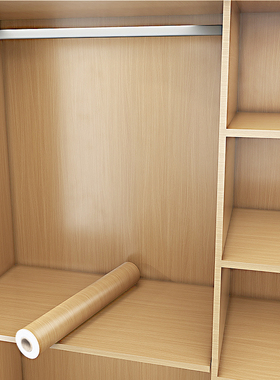 衣柜内部贴纸防潮防霉翻新自粘衣橱柜子背板抽屉专用垫纸木纹贴膜