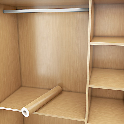 衣柜内部贴纸防潮防霉木纹贴膜