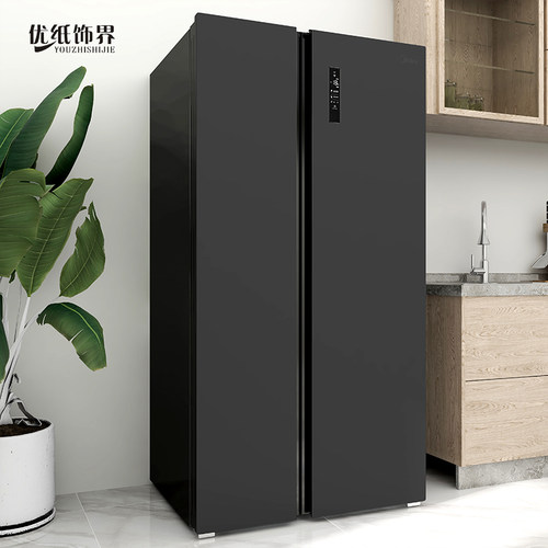 肤感冰箱贴纸全贴自粘装饰贴膜