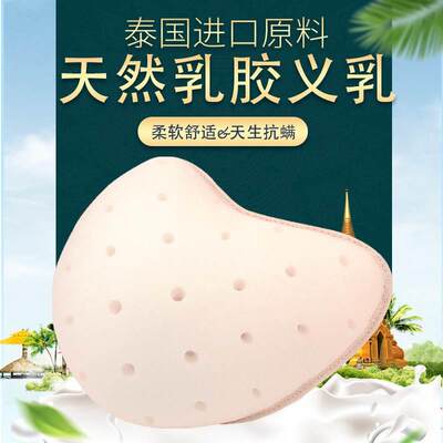 轻质天然乳胶义乳术后专用假胸垫透气内衣乳腺内衣乳房癌切除胸罩