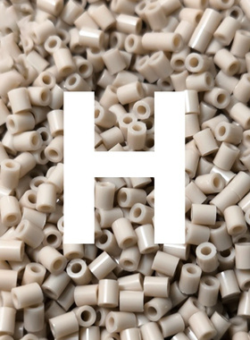 拼豆2.6mmH色系23色灰色补充包融合豆290色1000粒袋装mard同款