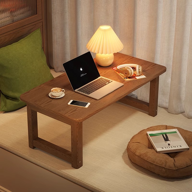 中式折叠小桌子家用阳台飘窗桌炕桌矮餐桌榻榻米茶几茶桌床上书桌