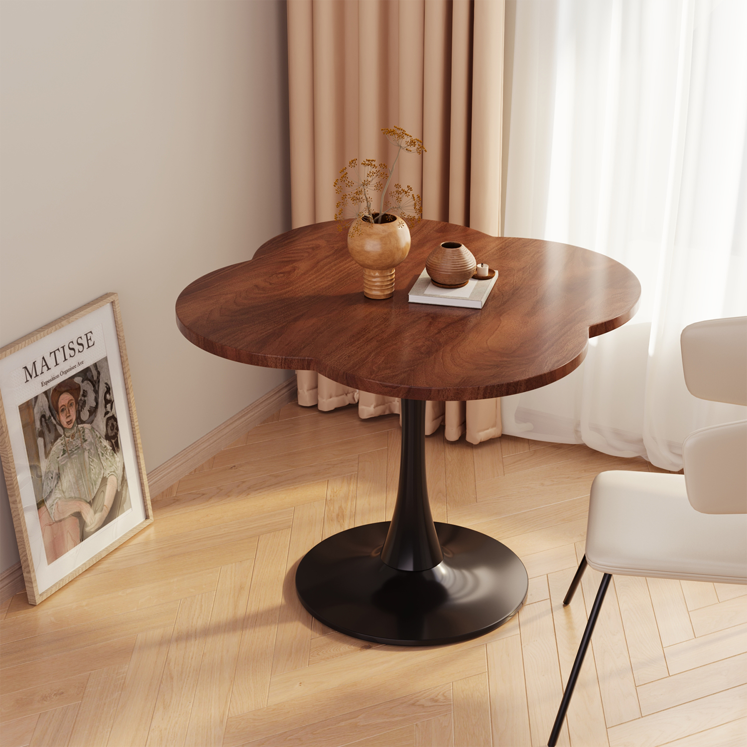 圆餐桌吃饭桌子家用小户型