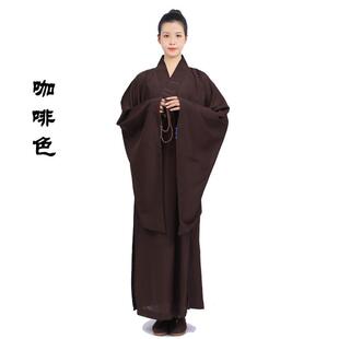 优选僧衣僧服海青居士服女男朝拜法会不透抗皱柔软海清居士出家禅
