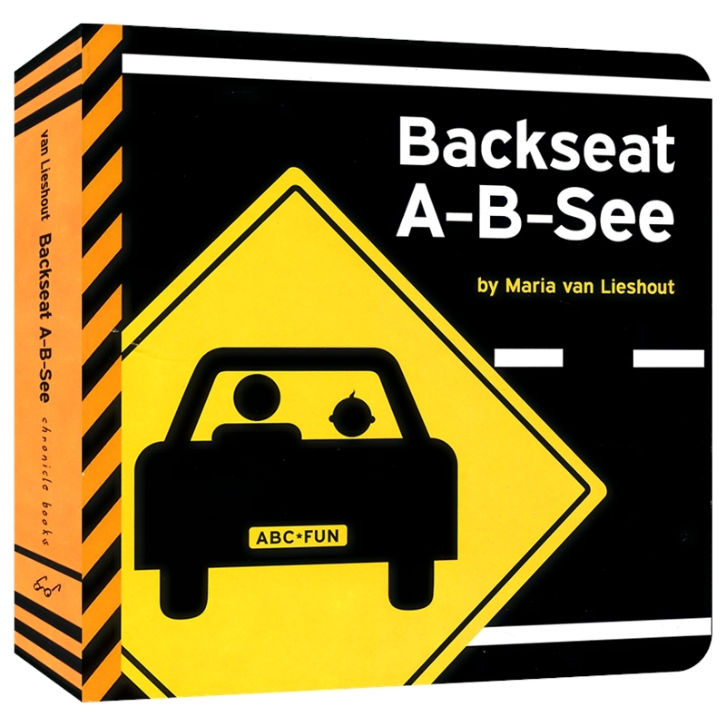 【自营】Backseat A-B-See 字母交通启蒙书 学习26个英文字母 交通标志单词 路标认知 幼儿启蒙读物 英文原版进口图书