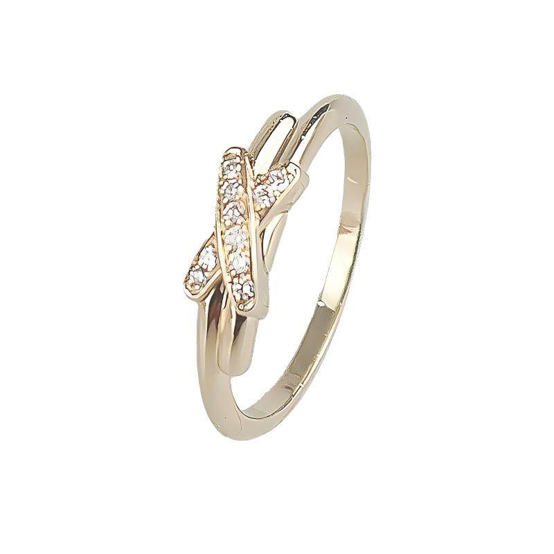 【自营】中古95新CHAUMET(尚美)Jeux de Liens钻石75047号戒指