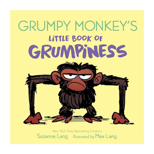 【自营】英文原版 Grumpy Monkey's Little Book of Grumpiness 暴躁猴的暴躁小书 幼儿英语启蒙绘本纸板书 宝宝睡前故事书图画书