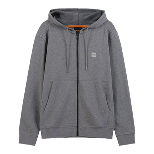 【自营】Hugo Boss男士棉质连帽拉链卫衣开衫运动衫外套 50508578