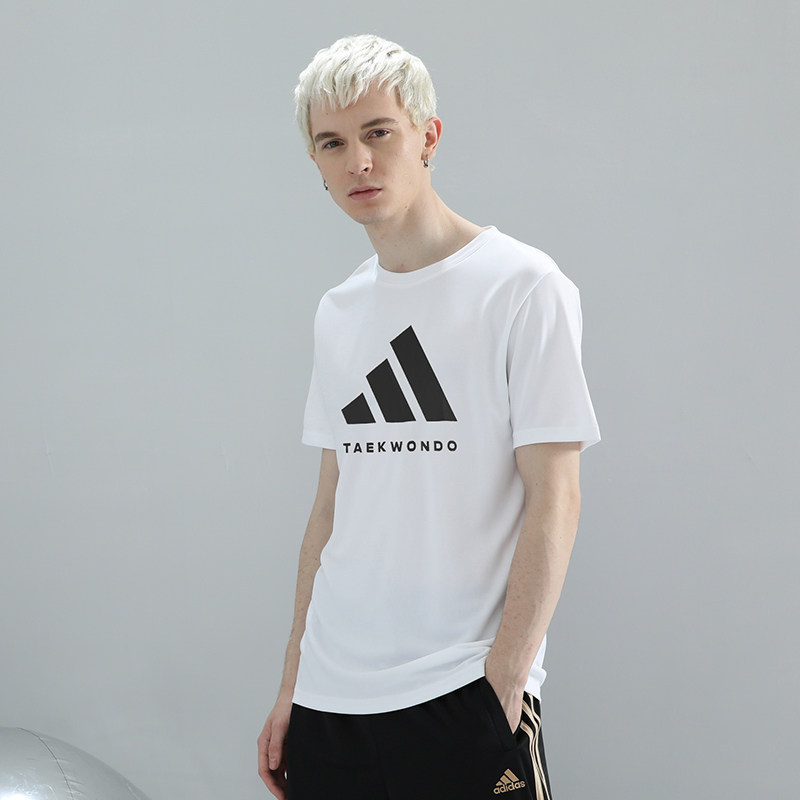 【自营】Adidas阿迪达斯棉款休闲短袖T恤男装夏季官方轻运动正品