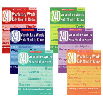 孩子需要知道240个单词练习册