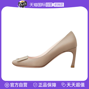 【自营】Roger Vivier罗杰维维亚 Trompette 方头休闲高跟鞋 女
