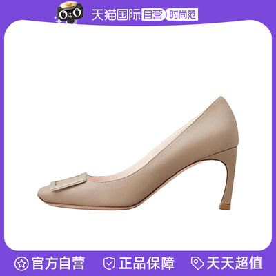 【自营】Roger Vivier罗杰维维亚 Trompette 方头休闲高跟鞋 女