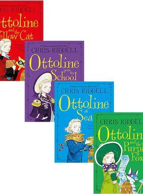 【自营】预售 英文原版 胡椒罐大楼的小侦探 Ottoline 奥托琳 系列 新封面版本 Chris Riddell 作品