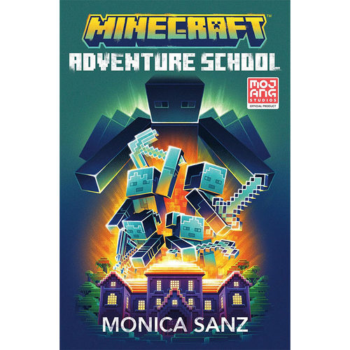 【自营】英文原版  MC我的世界官方小说冒险学校 Minecraft: Adventure School Monica San 精装 游戏衍生冒险章节书 Random House