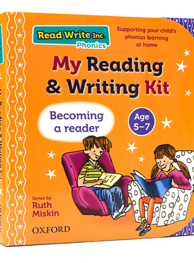 【自营】牛津自然拼读教材5-7岁英文原版Read Write Inc My Reading and Writing Kit 3 Becoming a Reader儿童英语早教启蒙教育