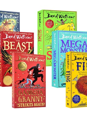 【自营】David Walliams 大卫威廉姆斯 Slime Megamonster The Beast Of Buckingham Palace The Ice Monster Fing章节书 英文图书