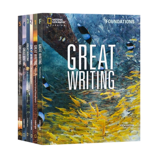 【自营】美国国家地理写作第五版great writing Foundations 1 2 3 4 5级 课本附账号 青少英语雅思托福剑桥写作教材greatwriting