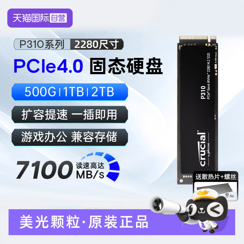 英睿达P310固态硬盘m2