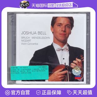 JOSHUA BELL 小提琴作品集 莫扎特 正版 门德尔松 2CD 自营