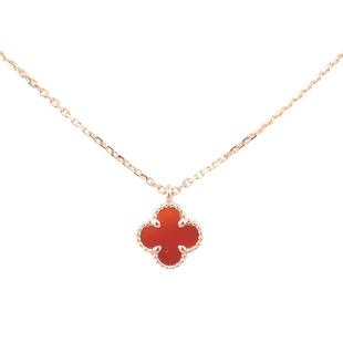 【自营】中古95新VCA(梵克雅宝)SWEET ALHAMBRA新扣吊坠750玫瑰金