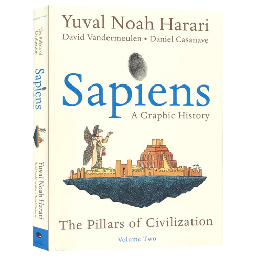 【自营】Sapiens The Pillars of Civilization 人类简史2文明的支柱 漫画书 Harari 尤瓦尔·赫拉利 世界通史百科科普 英文原版
