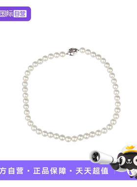 【自营】中古95新TASAKI塔思琦天鹅形扣银灰色海水珍珠串珠项链